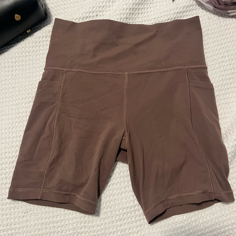 Athleta Biker Shorts with Pockets
